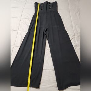 Black dress crop top